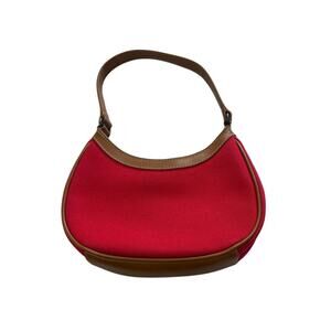 Fossil Vintage Red Mini Shoulder Bag Y2k Minimalist Evening Formal Party Small